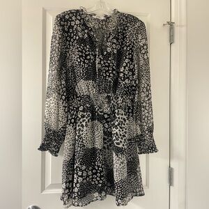 BB Dakota Black & White Dress (L)